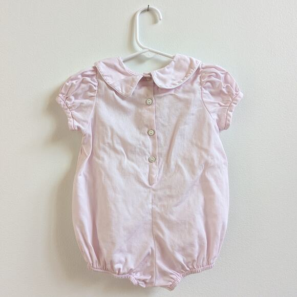 Monday's Child Bubble Romper Baby Girls Sz 9m Classic Vintage Boutique - Picture 2 of 3